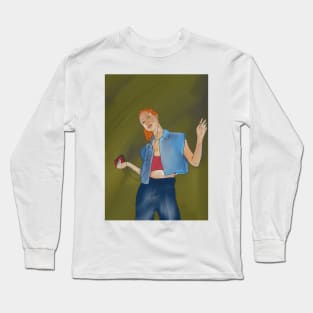 90s Dancing Girl Long Sleeve T-Shirt